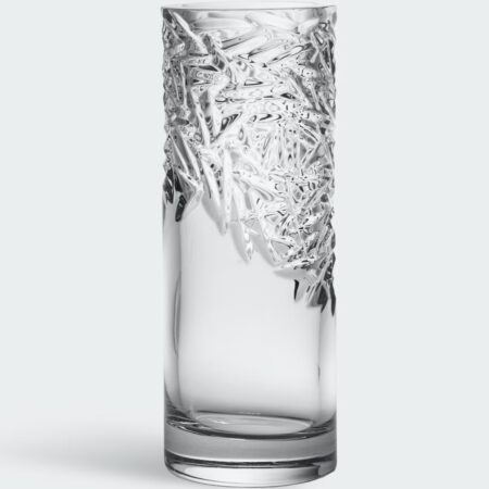 Orrefors of Sweden | Carat Cylinder Vase Upper Cut