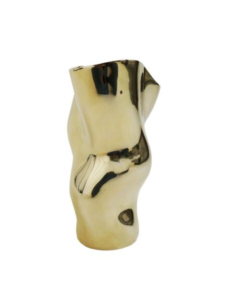 Ostrea 25 vase - Brass