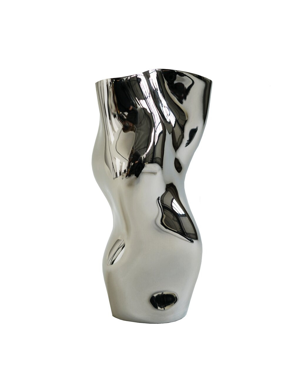 Ostrea 25 vase - Chrome Ostrea 25 vase - Chrome