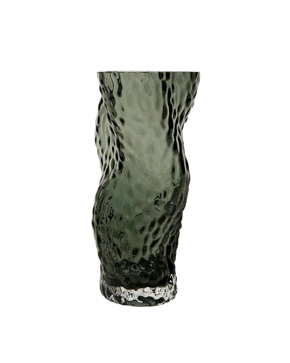 Ostrea Rock Glass vase - Midnight Blue Ostrea Rock Glass vase - Midnight Blue