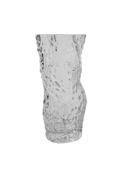 Ostrea Vase, klart glas fra Hein Studio