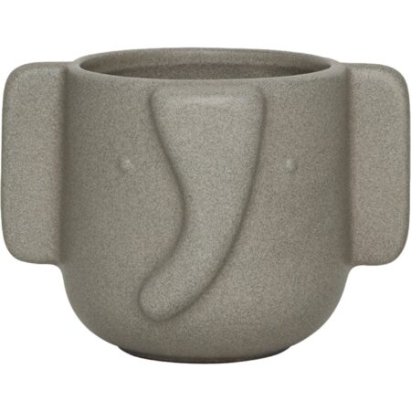 Oyoy living design Elefant krukke 9 cm, sten