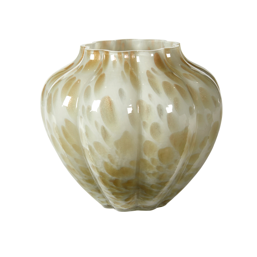 PLETTET VASE GRÅ/BRUN PLETTET VASE GRÅ/BRUN
