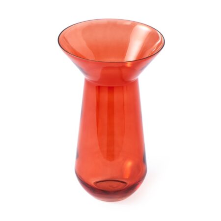 POLSPOTTEN Long neck vase 45 cm Orange