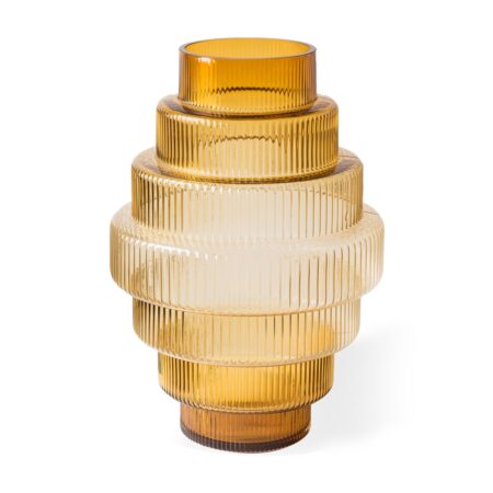 POLSPOTTEN Steps vase L 50 cm Ochre