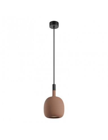 POTTER Udendørs loftlampe i beton Ø15,8 cm 1 x GU10 - Sort/Terracotta