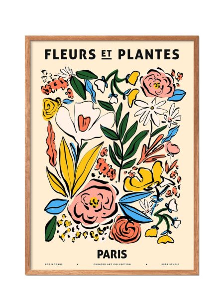 PSTR Studio | Pstr Studio - Zoe - Fleurs Et Plantes - Paris | 30X40CM