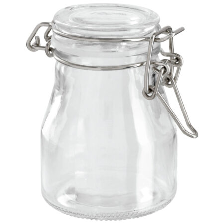 PULSIVA Krukke med svingtop Lipa; 10cl, 5.7x7.9 cm (⌀xH); Transparent; 6 stk. / Forpakning