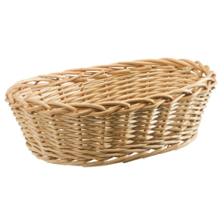 PULSIVA Kurv Tenore oval; 25x18.5x8.5 cm (LxBxH); Natur; Oval