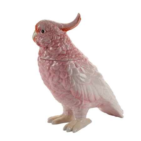 Papegøje krukke, rosa - H23,5cm