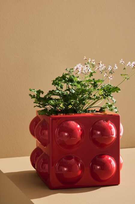 Pastill - Boo potte - Rød - Urtepotteskjulere & vaser - - Homeroom