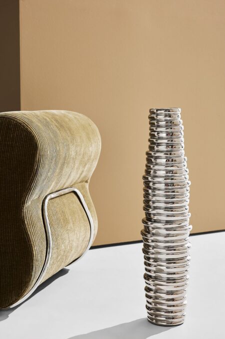 Pastill - Vase Beth bold - Sølvfarvet - Urtepotteskjulere & vaser - - Homeroom