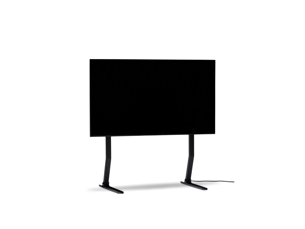 Pedestal - Bendy Tall Stand - TV-Stander - Charcoal - H: 100 x B: 80 x D: 50 cm Pedestal - Bendy Tall Stand - TV-Stander - Charcoal - H: 100 x B: 80 x D: 50 cm