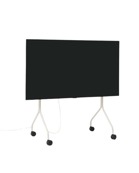 Pedestal Pipe Moon Rollin' TV Stativ 107x78 cm - Pearl