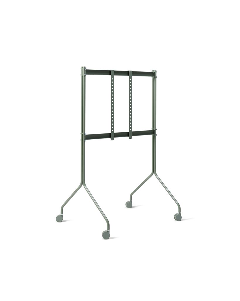 Pedestal Pipe Moon Rollin' Tall TV Stativ 121x78 cm - Mossy Green Pedestal Pipe Moon Rollin' Tall TV Stativ 121x78 cm - Mossy Green