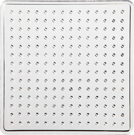 Perleplade - Lille Kvadrat Firkant - Medium - Str. 7x7 Cm - 10 Stk.
