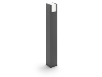 Philips Arbour søjlelampe 3,8 W, Udendørs piedestal/postbelysning, Grå, Aluminium, IP44, Have, II