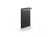 Philips myGarden Bustan piedestal 9 W, Udendørs piedestal/postbelysning, Anthracit, Aluminium, Syntetisk, IP44, Have, Terrasse, II
