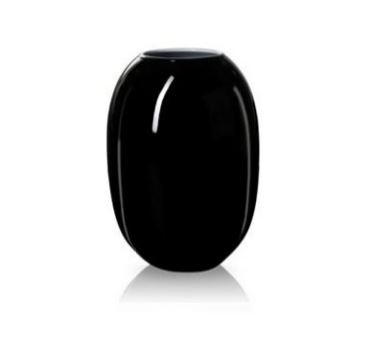 Piet Hein Super Vase H: 25 cm - Sort