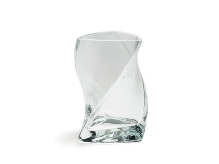 Piet Hein - Twister-vase - Vase - TWISTER-vase 16 cm - Klar ( 1 lag glas ) - H16 x W7.1 D7.1 cm