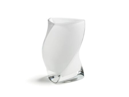 Piet Hein - Twister-vase - Vase - TWISTER-vase 16 cm - OPAL ( 2 lag glas ) - H16 x W7.1 D7.1 cm