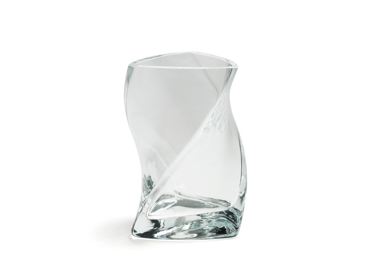Piet Hein - Twister-vase - Vase - TWISTER-vase 24 cm - Klar ( 1 lag glas ) - H24 x W10.6 D10.6 cm Piet Hein - Twister-vase - Vase - TWISTER-vase 24 cm - Klar ( 1 lag glas ) - H24 x W10.6 D10.6 cm