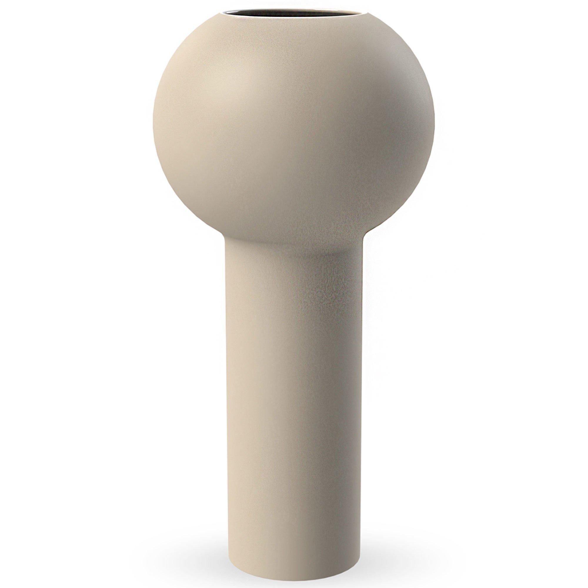 Pillar vase, 32 cm, sand Pillar vase, 32 cm, sand