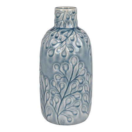 Pinhal vase keramik blå