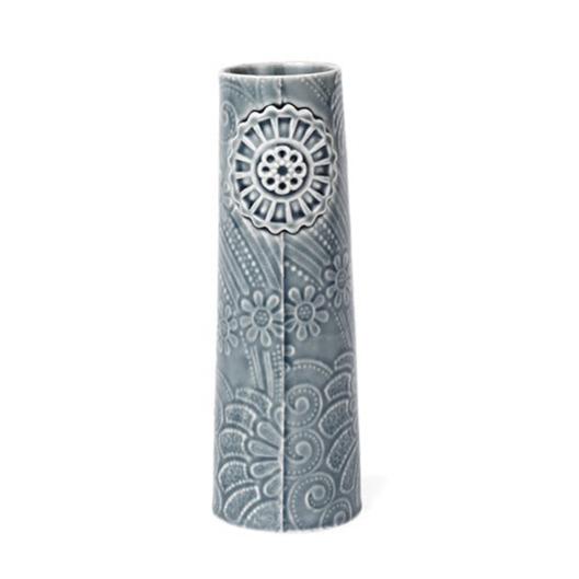 Pipanella Flower vase, gråblå - 15x5 cm. Pipanella Flower vase, gråblå - 15x5 cm.
