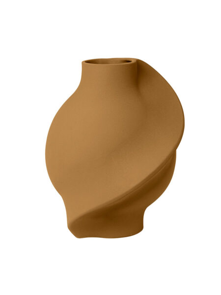Pirout Vase 02, ceramic fra Louise Roe (Sanded Ocker)