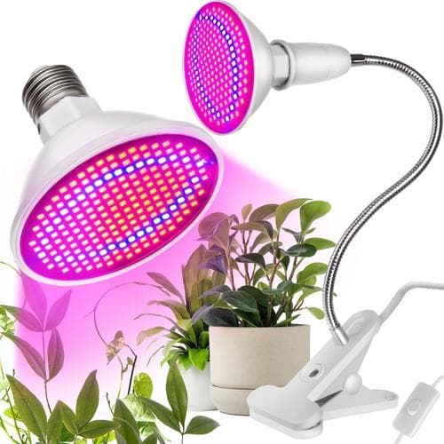 Plante lampe med Klemme - Plantebelysning - Lampe til Planter Plante lampe med Klemme - Plantebelysning - Lampe til Planter