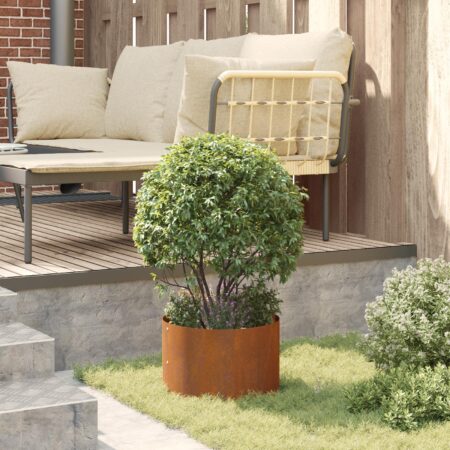 Plante ring - 5 stk - brun cortenstål 30 × 30 × 20 cm