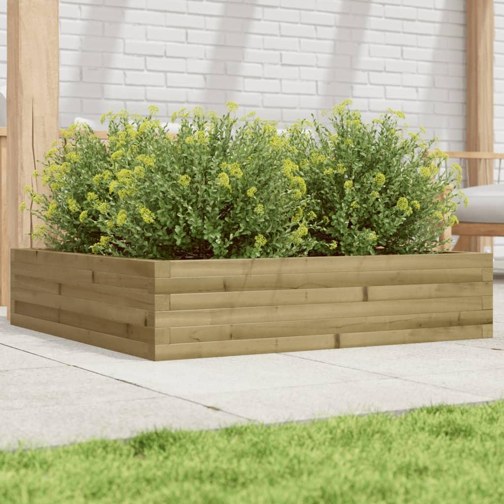 Plantekasse 100x100x23 cm imprægneret fyrretræ Plantekasse 100x100x23 cm imprægneret fyrretræ