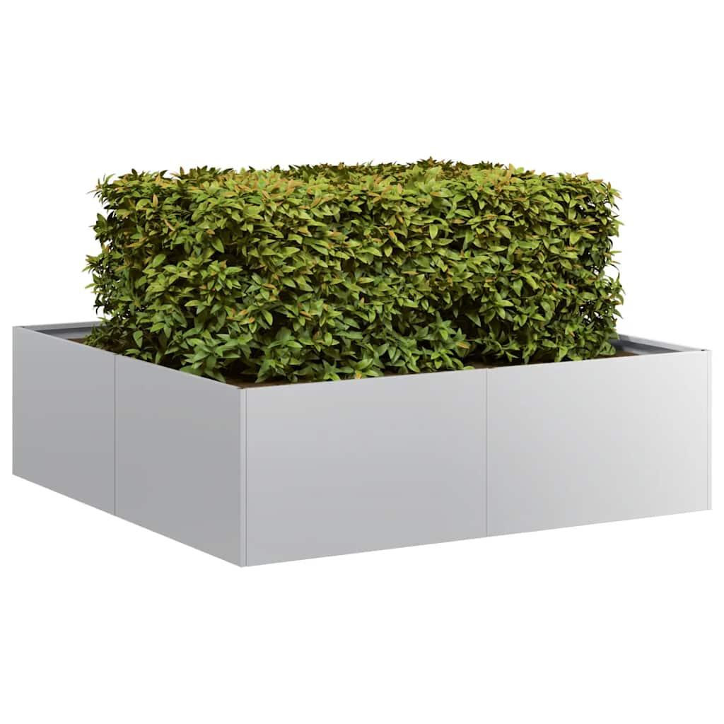 Plantekasse 100x100x30 cm galvaniseret stål Plantekasse 100x100x30 cm galvaniseret stål