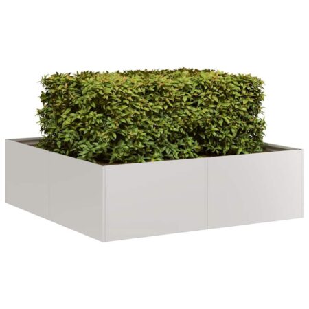 Plantekasse 100x100x30 cm rustfrit stål