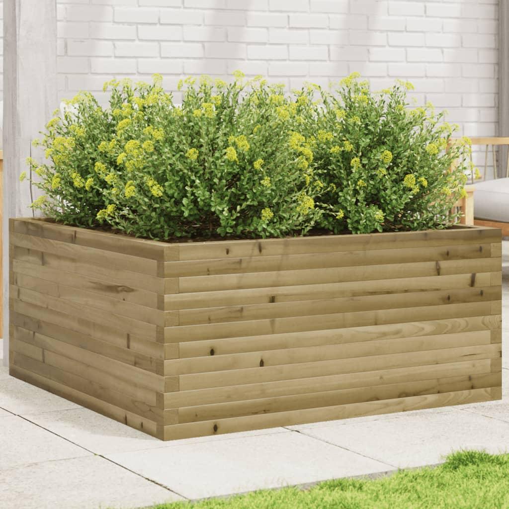 Plantekasse 100x100x46 cm imprægneret fyrretræ Plantekasse 100x100x46 cm imprægneret fyrretræ