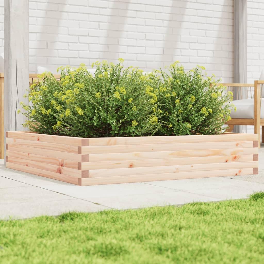 Plantekasse 110x110x23 cm massivt fyrretræ Plantekasse 110x110x23 cm massivt fyrretræ