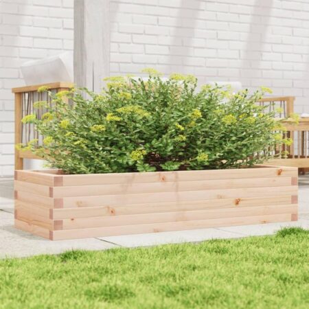 Plantekasse 110x40x23 cm massivt fyrretræ