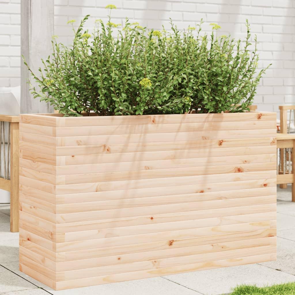 Plantekasse 110x40x68,5 cm massivt fyrretræ Plantekasse 110x40x68,5 cm massivt fyrretræ