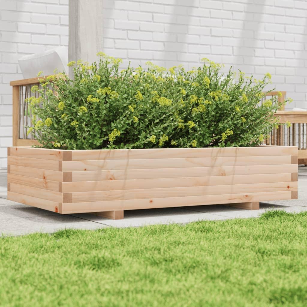 Plantekasse 110x60x26,5 cm massivt fyrretræ Plantekasse 110x60x26,5 cm massivt fyrretræ