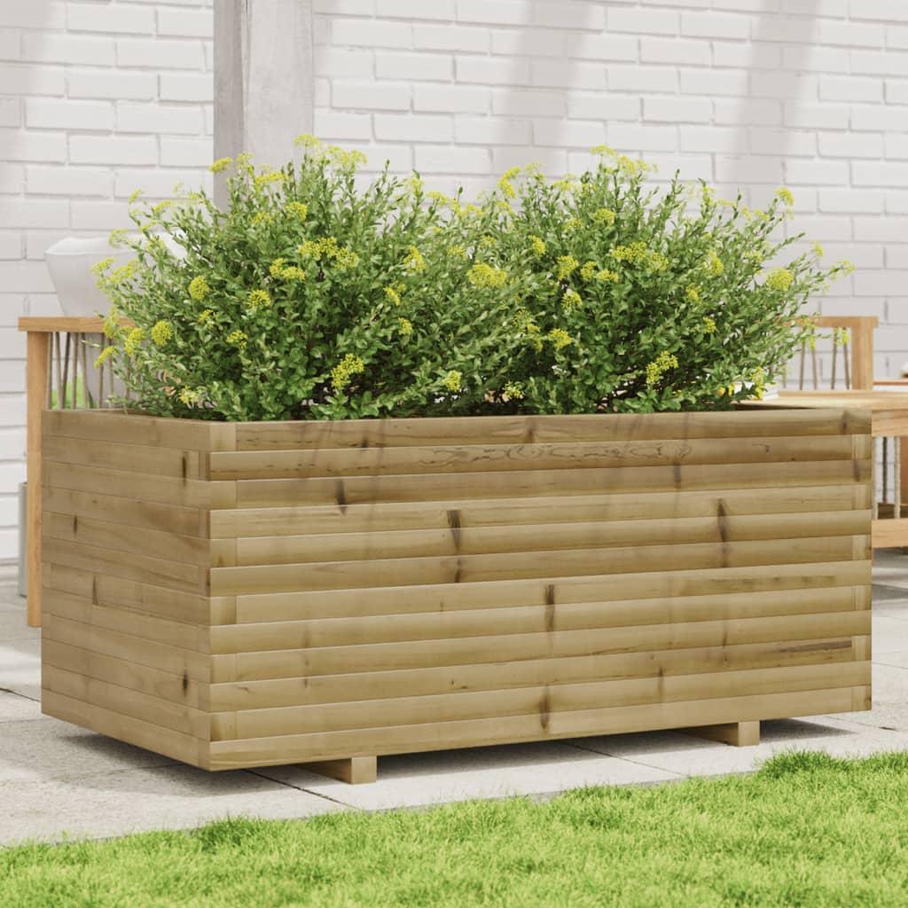 Plantekasse 110x60x49,5 cm imprægneret fyrretræ Plantekasse 110x60x49,5 cm imprægneret fyrretræ