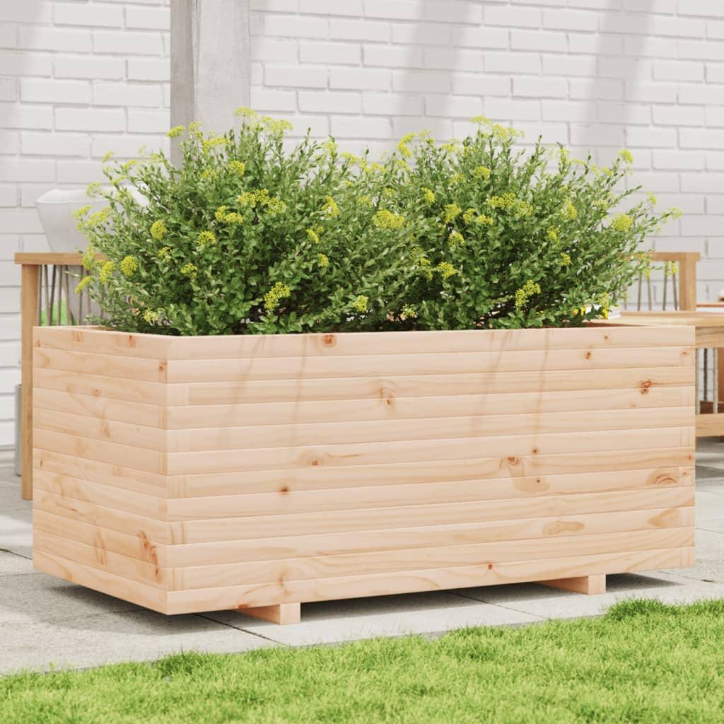 Plantekasse 110x60x49,5 cm massivt fyrretræ Plantekasse 110x60x49,5 cm massivt fyrretræ