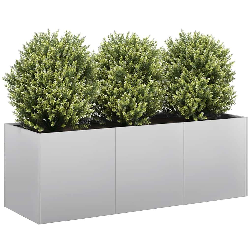 Plantekasse 120x40x40 cm galvaniseret stål Plantekasse 120x40x40 cm galvaniseret stål