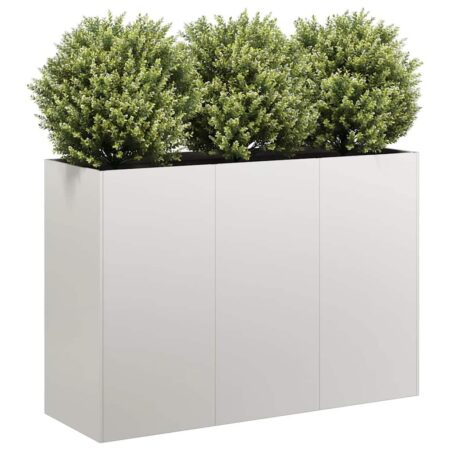 Plantekasse 120x40x80 cm rustfrit stål