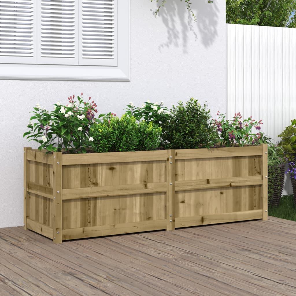 Plantekasse 150x50x50 cm imprægneret fyrretræ Plantekasse 150x50x50 cm imprægneret fyrretræ