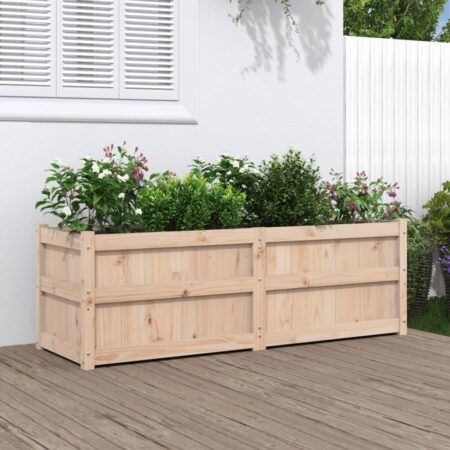 Plantekasse 150x50x50 cm massivt fyrretræ