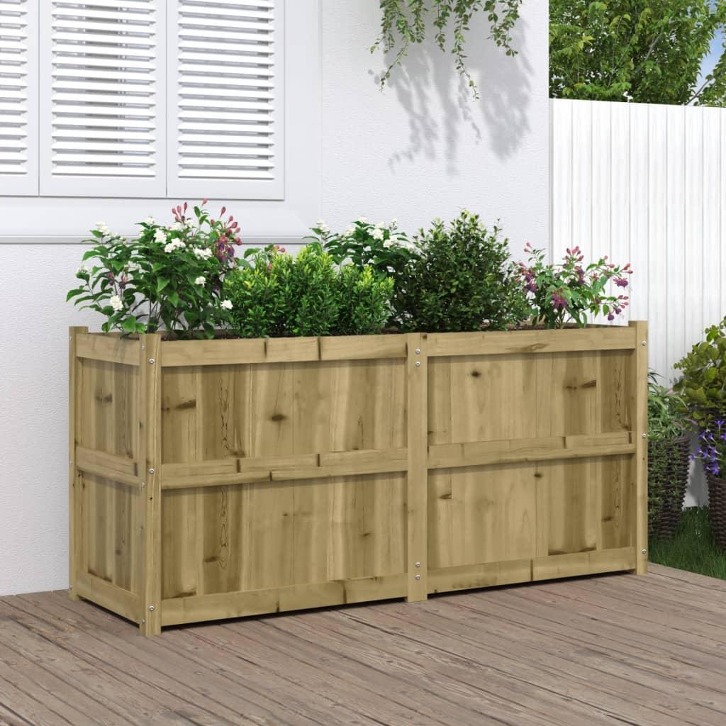 Plantekasse 150x50x70 cm imprægneret fyrretræ Plantekasse 150x50x70 cm imprægneret fyrretræ