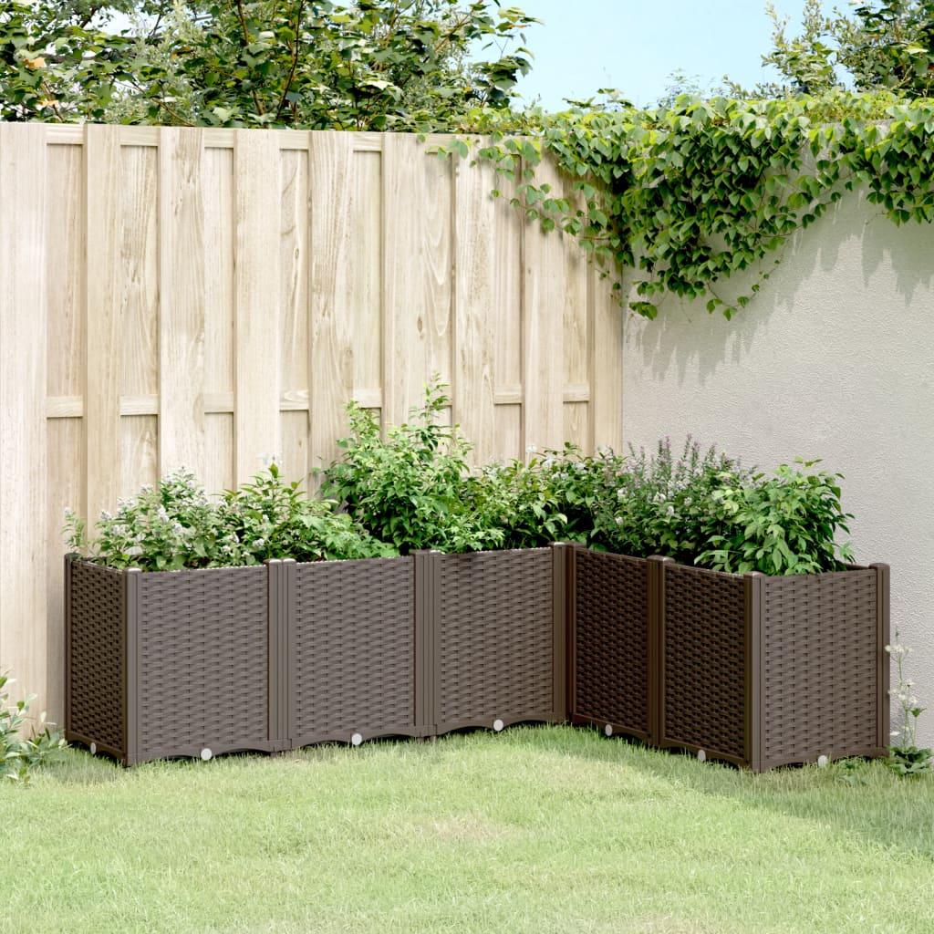 Plantekasse 160x120x53 cm PP brun Plantekasse 160x120x53 cm PP brun