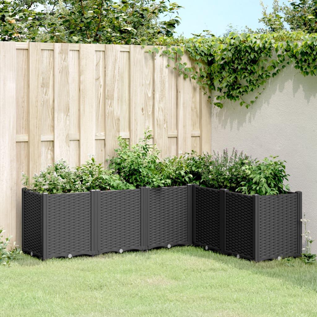Plantekasse 160x120x53 cm PP sort Plantekasse 160x120x53 cm PP sort