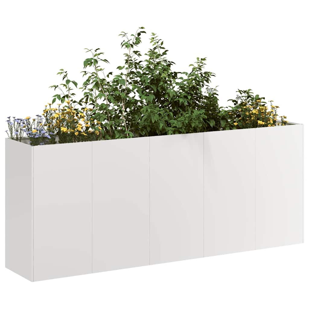 Plantekasse 200x40x80 cm rustfrit stål Plantekasse 200x40x80 cm rustfrit stål